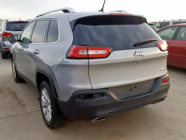 1C4PJLCS0FW632433 - 2015 JEEP CHEROKEE L GRAY photo 3