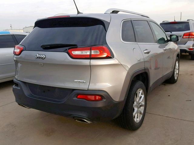 1C4PJLCS0FW632433 - 2015 JEEP CHEROKEE L GRAY photo 4