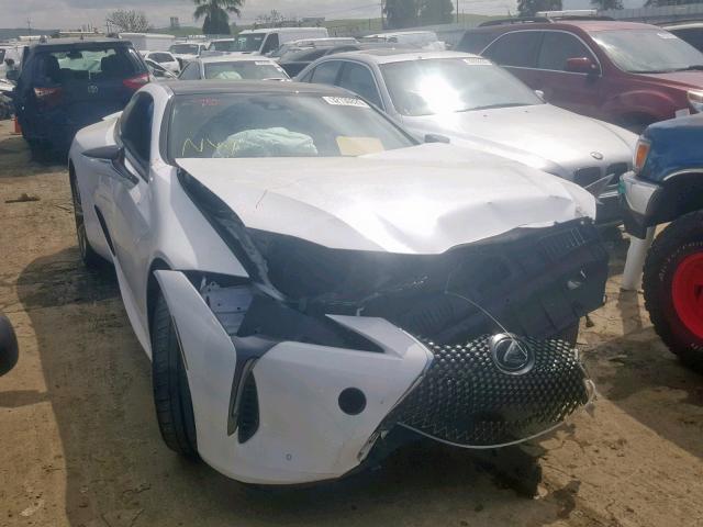 JTHHP5AY3JA000410 - 2018 LEXUS LC 500 WHITE photo 1