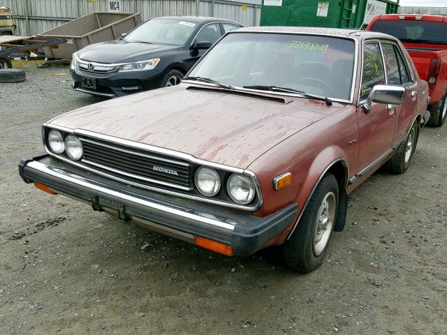 SMK2105052 - 1980 HONDA ACCORD RED photo 2