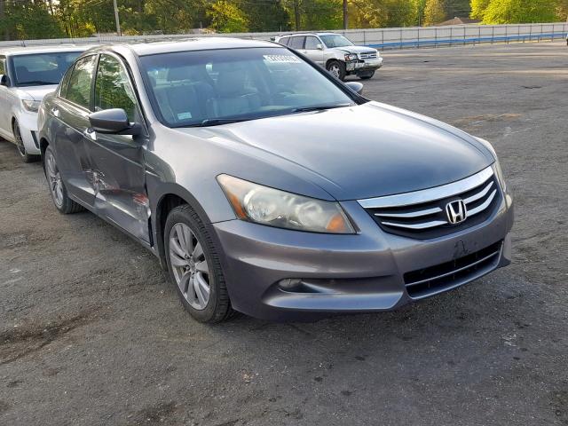 1HGCP3F80BA000182 - 2011 HONDA ACCORD EXL GRAY photo 1