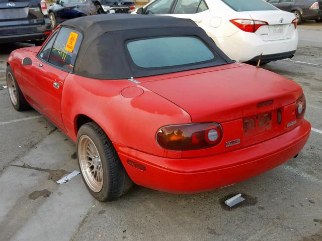 JM1NA3518L0158824 - 1990 MAZDA MX-5 MIATA RED photo 3