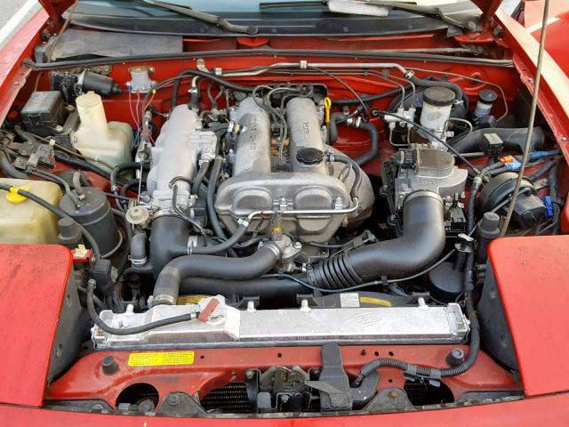 JM1NA3518L0158824 - 1990 MAZDA MX-5 MIATA RED photo 7