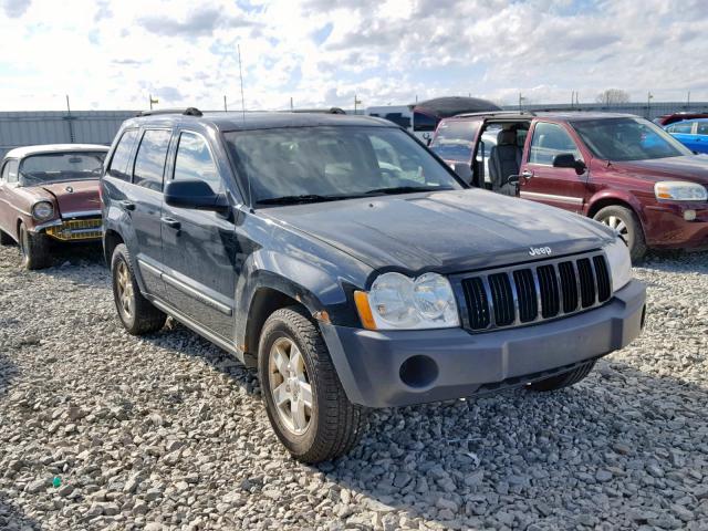 1J8GR48K87C568161 - 2007 JEEP GRAND CHER BLACK photo 1