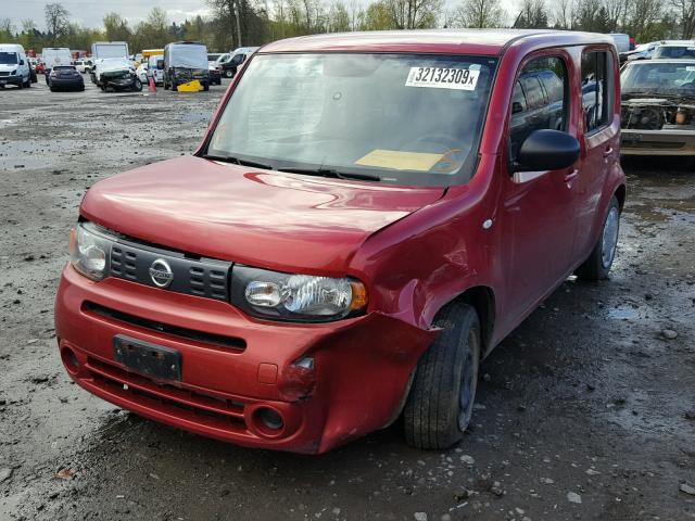 JN8AZ2KR8AT153618 - 2010 NISSAN CUBE BASE RED photo 2