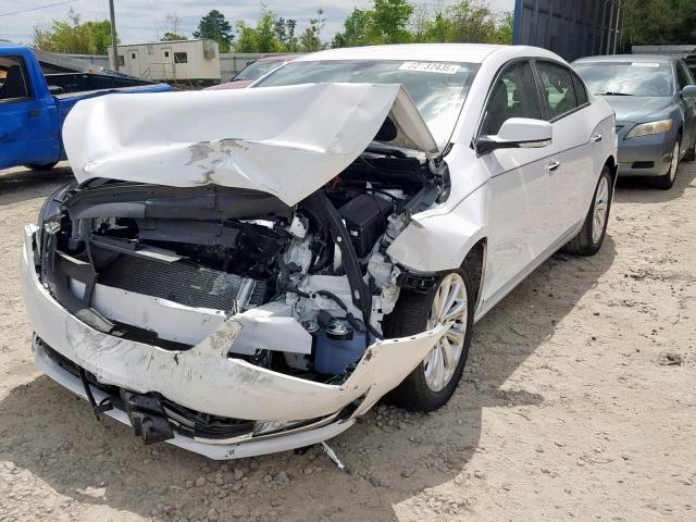 1G4GB5G39FF273588 - 2015 BUICK LACROSSE WHITE photo 2