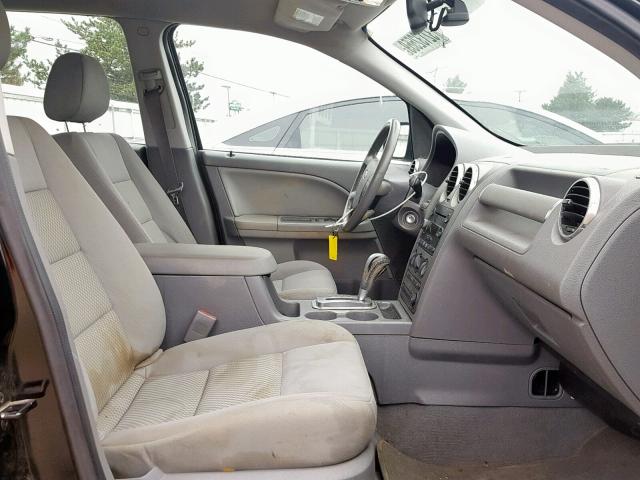 1FMZK02156GA00451 - 2006 FORD FREESTYLE BLACK photo 5