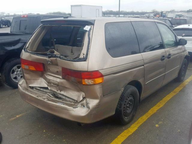 5FNRL18573B022216 - 2003 HONDA ODYSSEY LX TAN photo 4