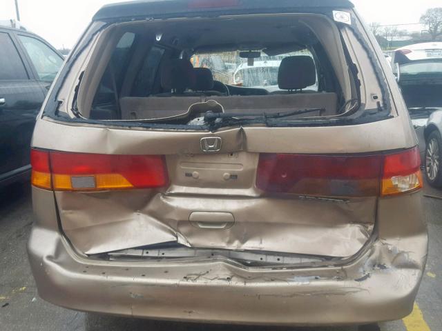 5FNRL18573B022216 - 2003 HONDA ODYSSEY LX TAN photo 9