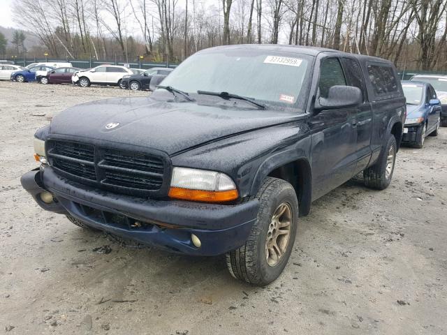 1D7HL32X33S269159 - 2003 DODGE DAKOTA SPO BLACK photo 2