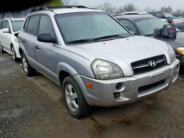 KM8JM12B35U196752 - 2005 HYUNDAI TUCSON GL SILVER photo 1