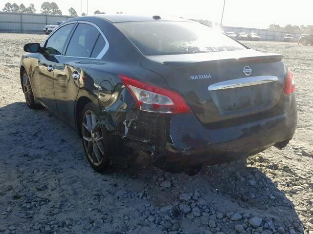 1N4AA5AP2AC831774 - 2010 NISSAN MAXIMA S BLACK photo 3