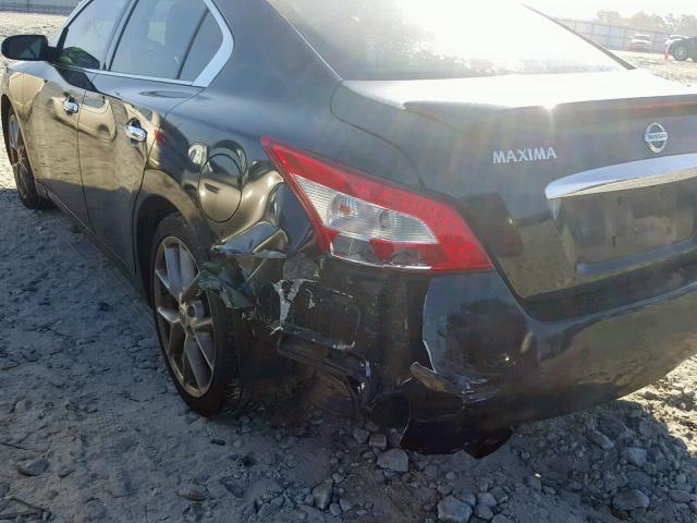 1N4AA5AP2AC831774 - 2010 NISSAN MAXIMA S BLACK photo 9