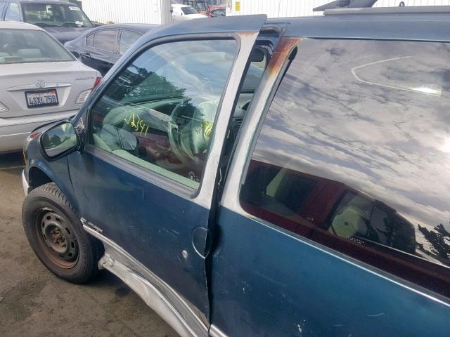 4N2ZN1116WD823827 - 1998 NISSAN QUEST XE GREEN photo 10