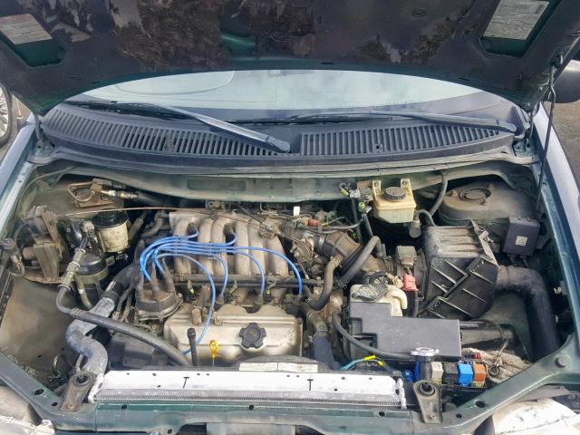 4N2ZN1116WD823827 - 1998 NISSAN QUEST XE GREEN photo 7