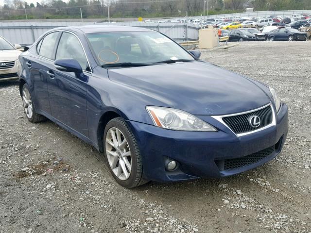 JTHCF5C24C5056275 - 2012 LEXUS IS 250 BLUE photo 1