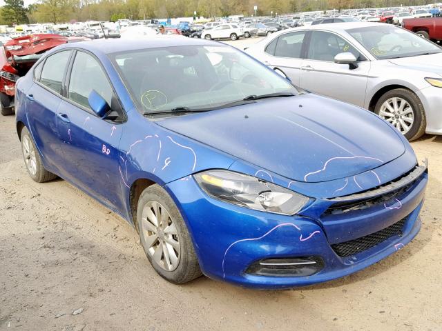 1C3CDFBB6ED824446 - 2014 DODGE DART SXT BLUE photo 1