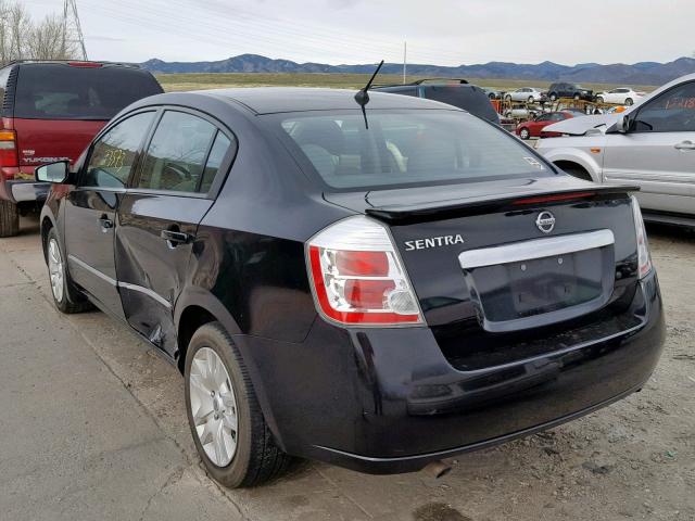 3N1AB6AP9BL602711 - 2011 NISSAN SENTRA 2.0 BLACK photo 3