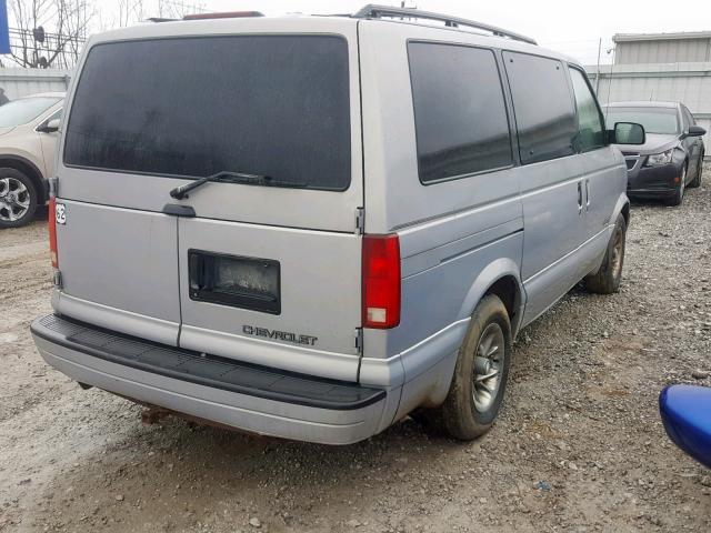 1GNDM19W7VB230897 - 1997 CHEVROLET ASTRO SILVER photo 4