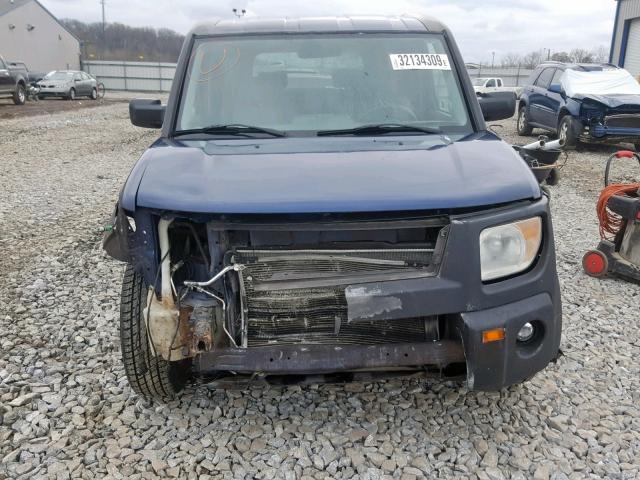 5J6YH28683L048990 - 2003 HONDA ELEMENT EX BLUE photo 9