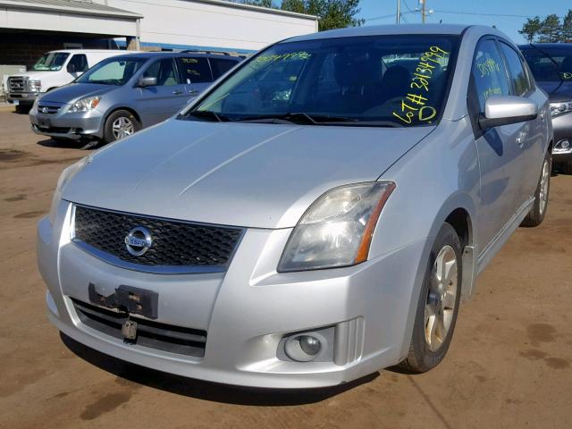 3N1AB6AP4BL624504 - 2011 NISSAN SENTRA 2.0 SILVER photo 2