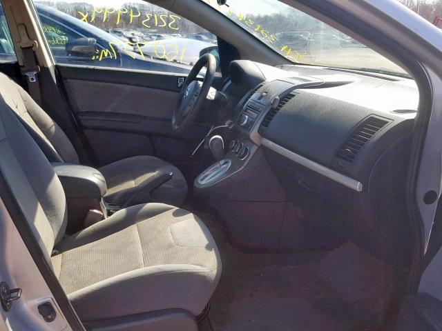 3N1AB6AP4BL624504 - 2011 NISSAN SENTRA 2.0 SILVER photo 5