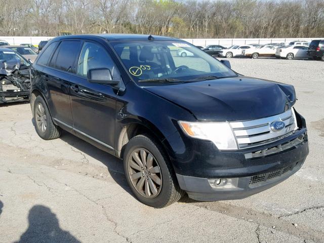 2FMDK38C18BA66963 - 2008 FORD EDGE SEL BLACK photo 1