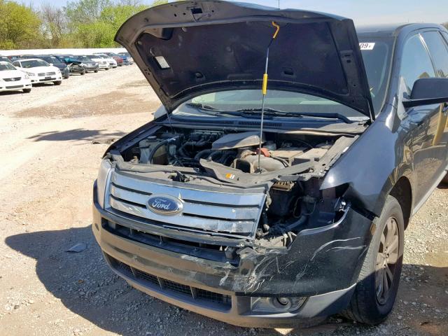 2FMDK38C18BA66963 - 2008 FORD EDGE SEL BLACK photo 9