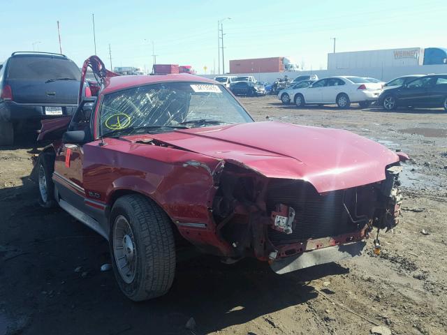 1FABP42E6JF228352 - 1988 FORD MUSTANG GT RED photo 1