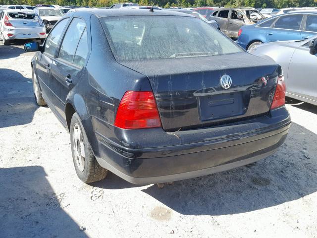 3VWSC29M1YM072865 - 2000 VOLKSWAGEN JETTA GLS BLACK photo 3