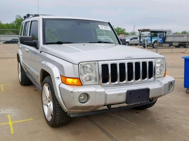 1J8HG58296C191368 - 2006 JEEP COMMANDER SILVER photo 1