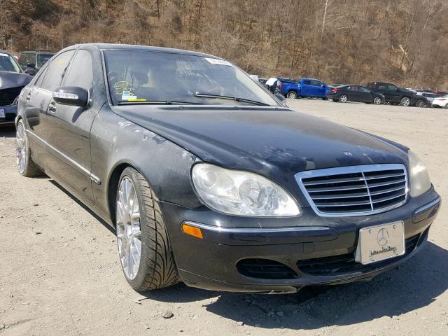 WDBNG76J53A377205 - 2003 MERCEDES-BENZ S 600 BLACK photo 1