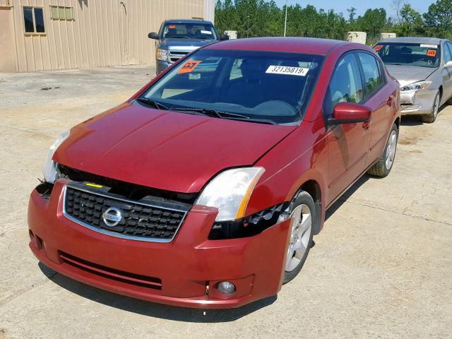 3N1AB61E28L658190 - 2008 NISSAN SENTRA 2.0 MAROON photo 2