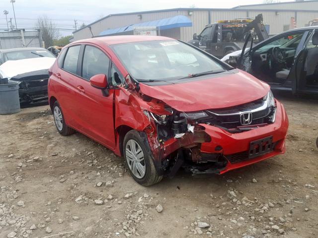 3HGGK5H41JM730741 - 2018 HONDA FIT LX RED photo 1