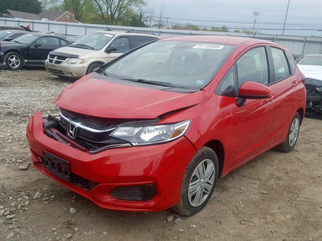 3HGGK5H41JM730741 - 2018 HONDA FIT LX RED photo 2