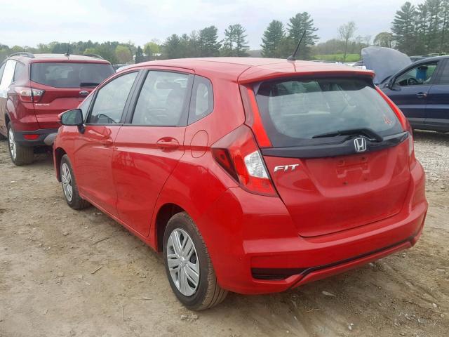 3HGGK5H41JM730741 - 2018 HONDA FIT LX RED photo 3