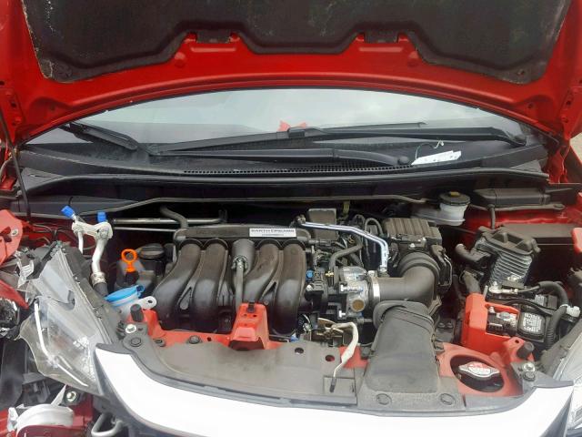 3HGGK5H41JM730741 - 2018 HONDA FIT LX RED photo 7