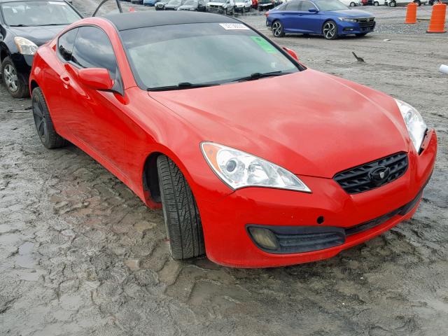 KMHHT6KD1CU076509 - 2012 HYUNDAI GENESIS CO RED photo 1