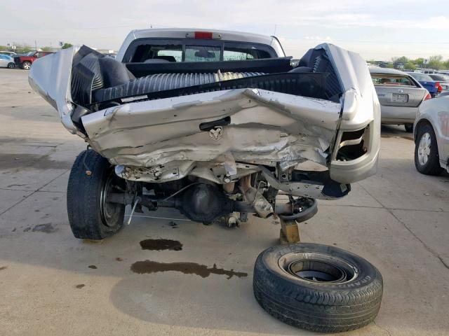 1D7CE3GP7AS236983 - 2010 DODGE DAKOTA SXT SILVER photo 9