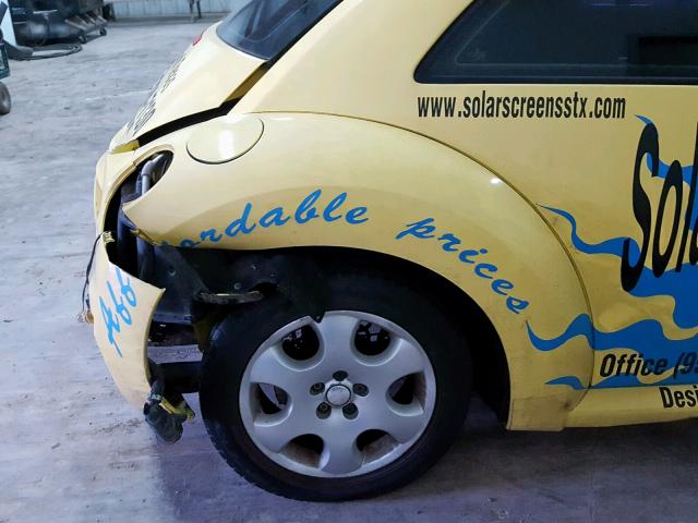 3VWRW31C89M508921 - 2009 VOLKSWAGEN NEW BEETLE Gelb Foto 9