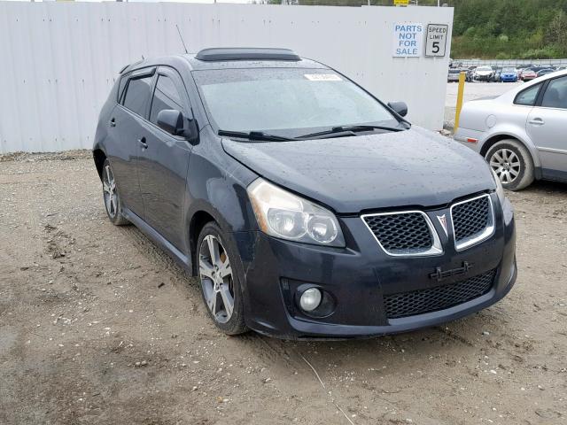 5Y2SR67049Z420019 - 2009 PONTIAC VIBE GT BLACK photo 1