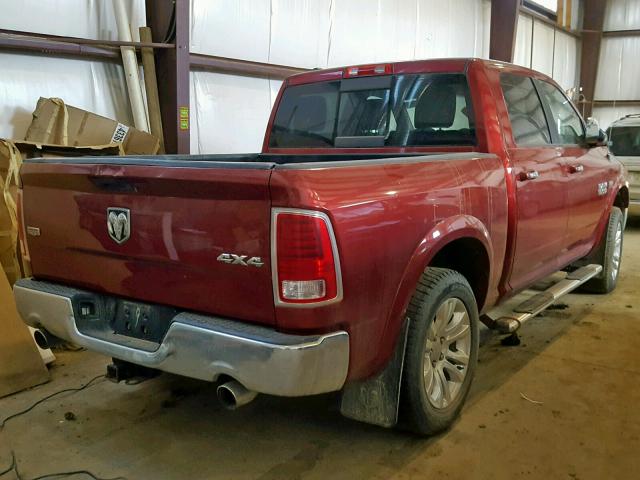 1C6RR7NT4DS657295 - 2013 RAM 1500 LARAM RED photo 4