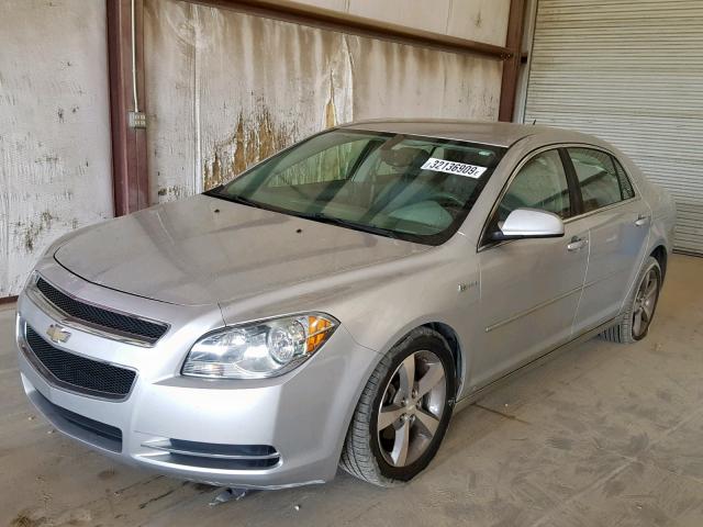 1G1ZF57539F115831 - 2009 CHEVROLET MALIBU HYB SILVER photo 2