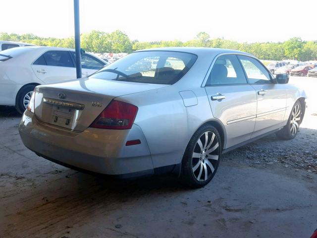 JNKAY41E53M004832 - 2003 INFINITI M45 SILVER photo 4