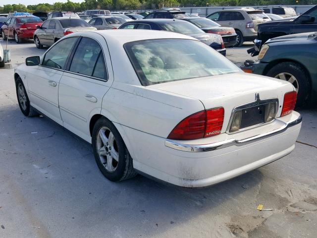 1LNHM87A52Y714789 - 2002 LINCOLN LS WHITE photo 3