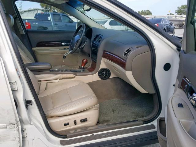 1LNHM87A52Y714789 - 2002 LINCOLN LS WHITE photo 5