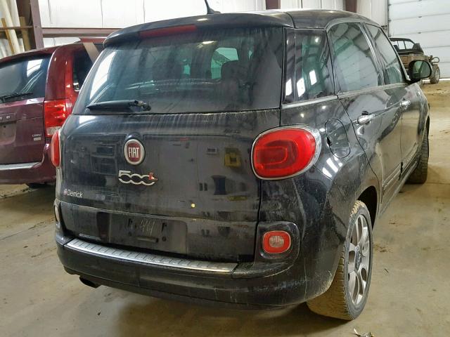 ZFBCFABH8EZ005974 - 2014 FIAT 500L EASY BLACK photo 4