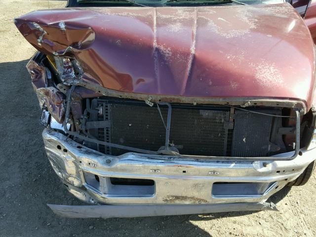 3B7KC23691G795865 - 2001 DODGE RAM 2500 BURGUNDY photo 7