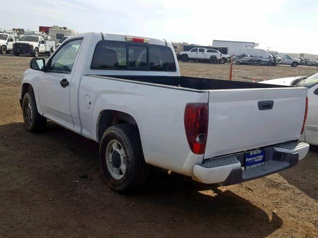 1GCCS148458218187 - 2005 CHEVROLET COLORADO WHITE photo 3