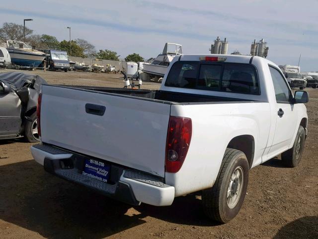 1GCCS148458218187 - 2005 CHEVROLET COLORADO WHITE photo 4